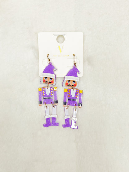Top Seller Dangle Nutcracker Christmas Earrings