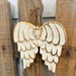 White and Gold Hanging Angel Wing