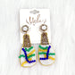 Mardi Party Bottle Earrings