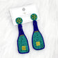 Mardi Party Bottle Earrings