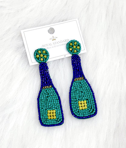 Mardi Party Bottle Earrings