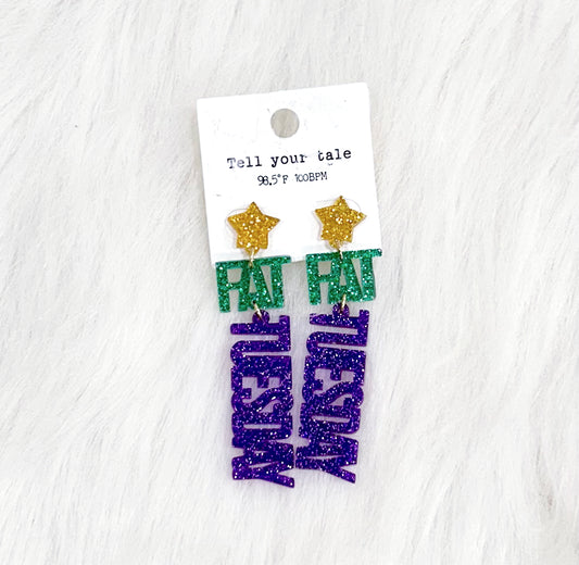 Fat Tuesday Earrings