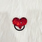 Sequin Heart Ponytail