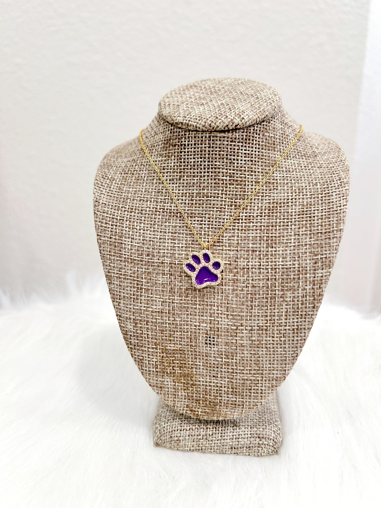 Paw Pride Necklace 16.5”-17.5”