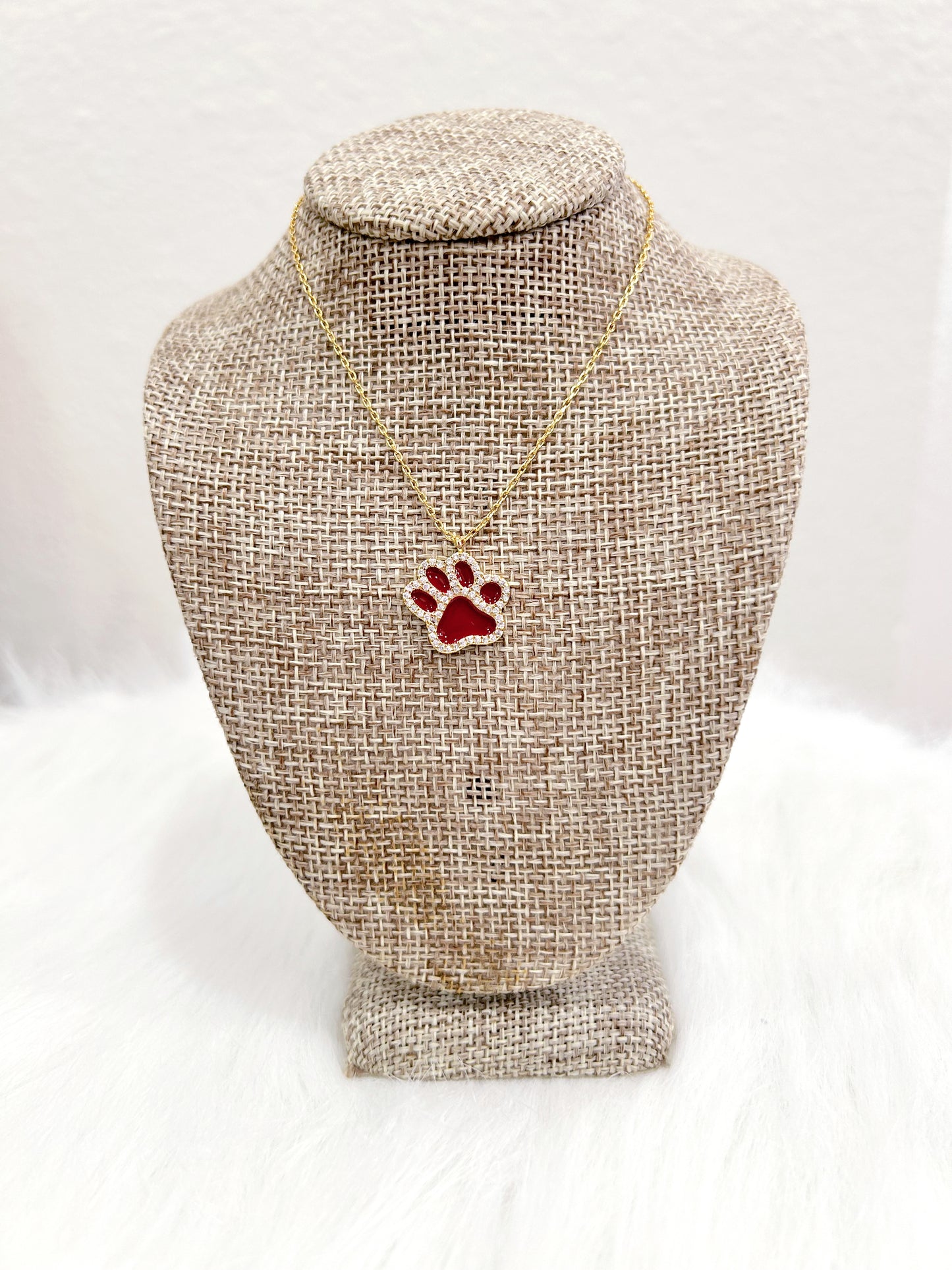 Paw Pride Necklace 16.5”-17.5”