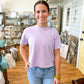 Light Lavender Boxy T-Shirt Comfort Colors