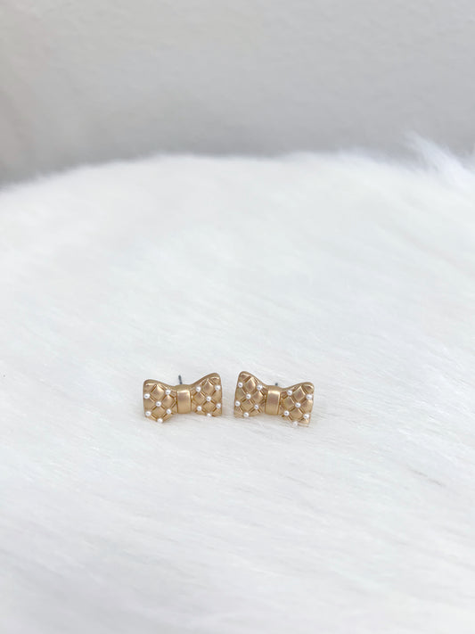 Matte Bow Stud