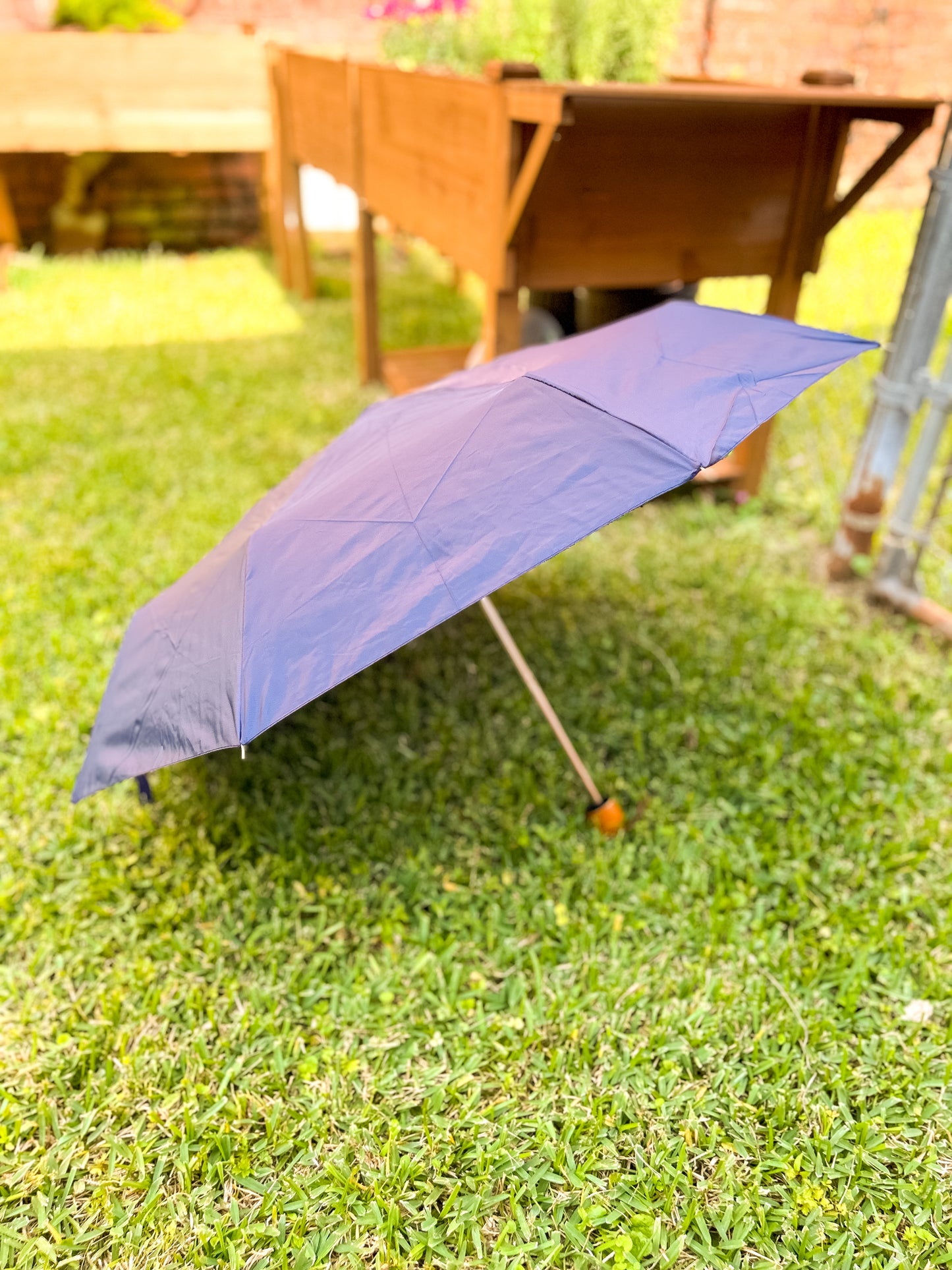 Solid Color Compact Umbrella