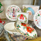 Mikasa Christmas Poinsettia | Vintage Covered Serving Dish