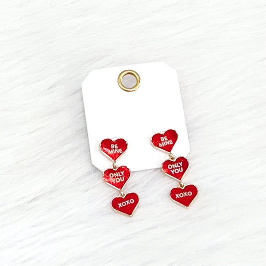 Valentine's Day Heart Earrings