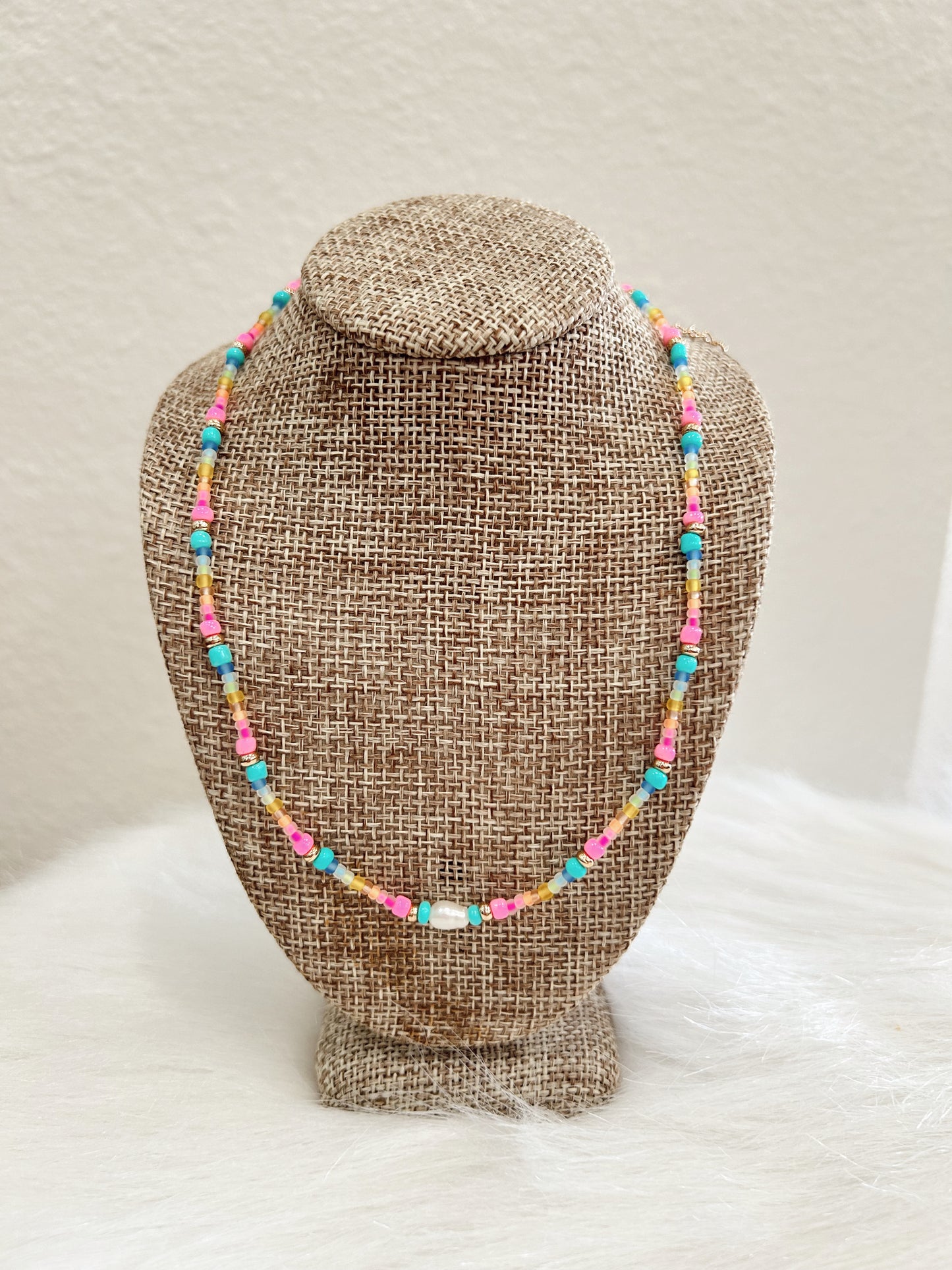 Kids Multi- Color Beaded Necklace