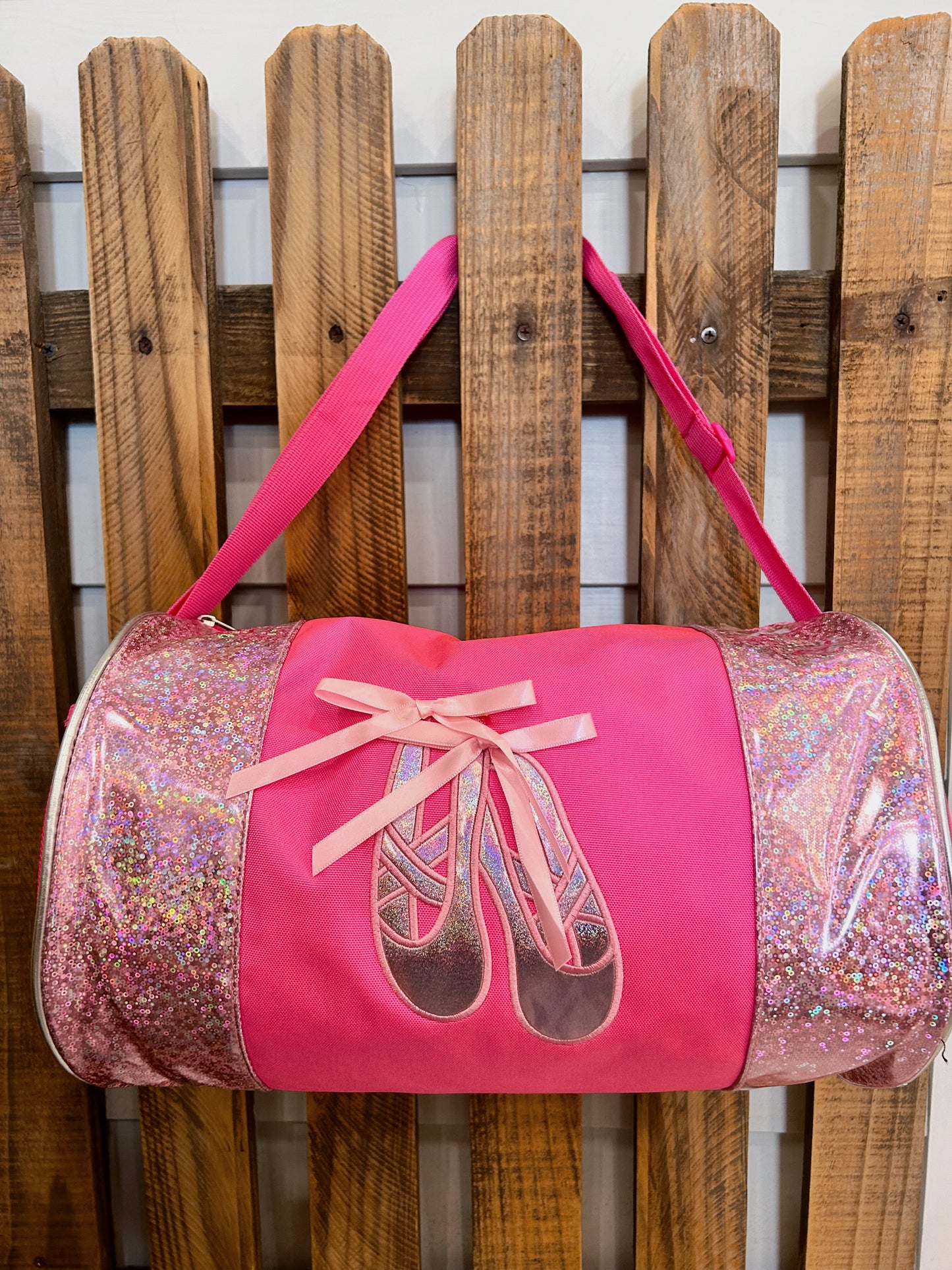 Pink Ballet Slippers Dance Bag