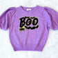 Boo/Bad Witch Purple Puff Sleeve