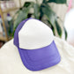 Two Tone Mesh Back High Crown Foam Trucker Hat