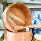 Wooden Serving Bowl 11x11x4"