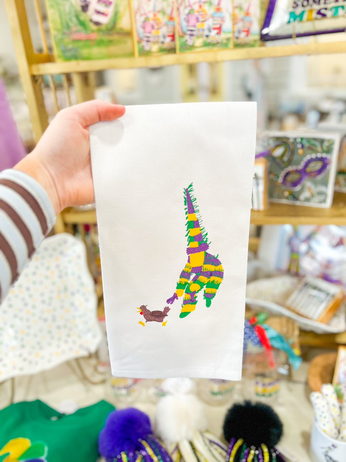 Cajun Chicken Chaser Hand Towel