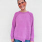 Chenille Lavender Sweater