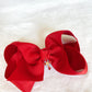 Rose Red Classic Bow with Charm