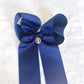 Maria Navy Hanging Bow with Charm