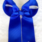 Maria Royal Blue Hanging Bow with Charm