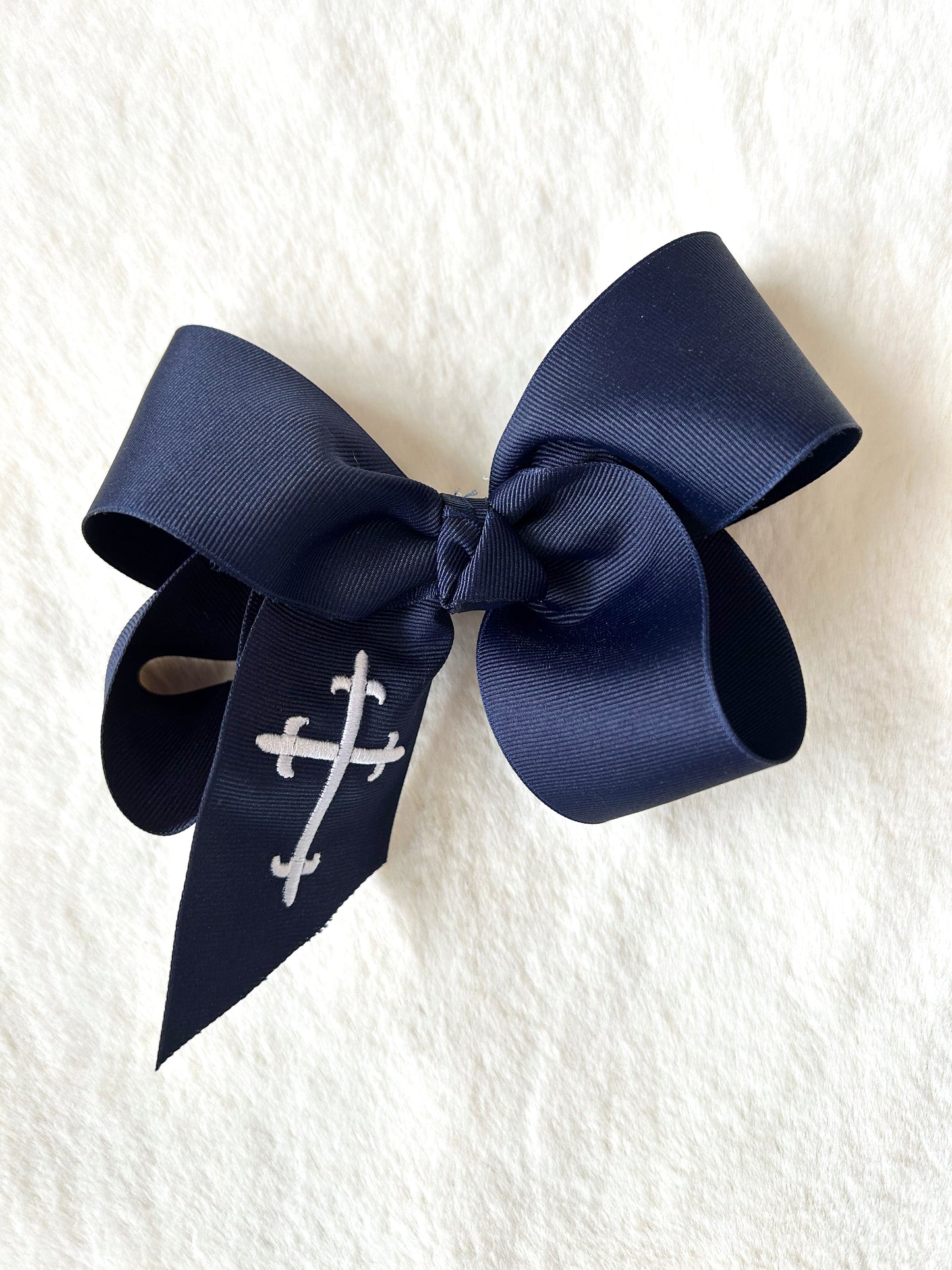 Rose Classic Bow with Cross