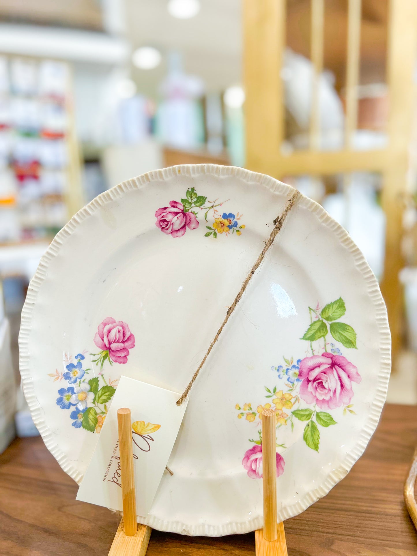 Porcelain Bouquet Plate