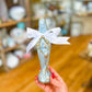 8" Morning Sky Mother Mary Statue- Gold