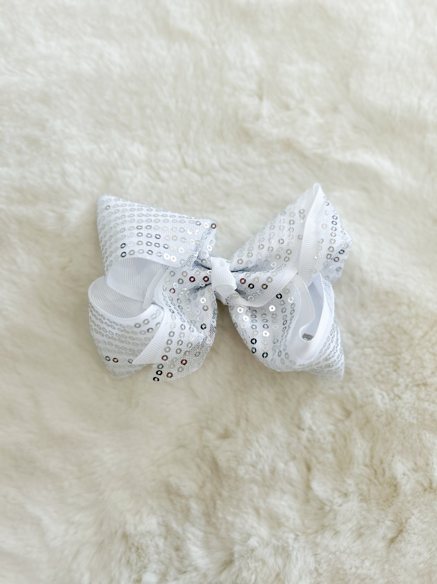 Sequin School Bow