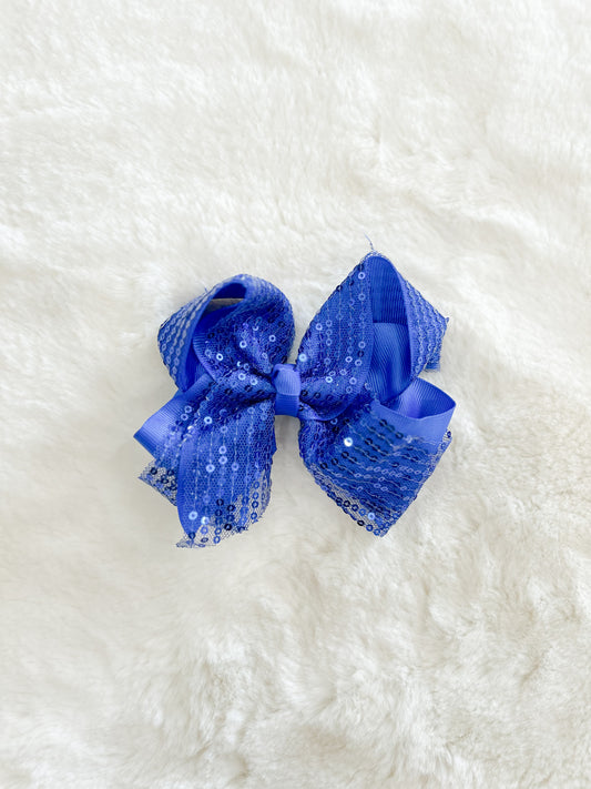 Sequin School Bow