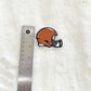 Patch-Mini Brown Football Helmet