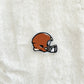 Patch-Mini Brown Football Helmet