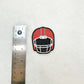 Patch-Orange Mini Football Helmet