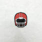 Patch-Orange Mini Football Helmet