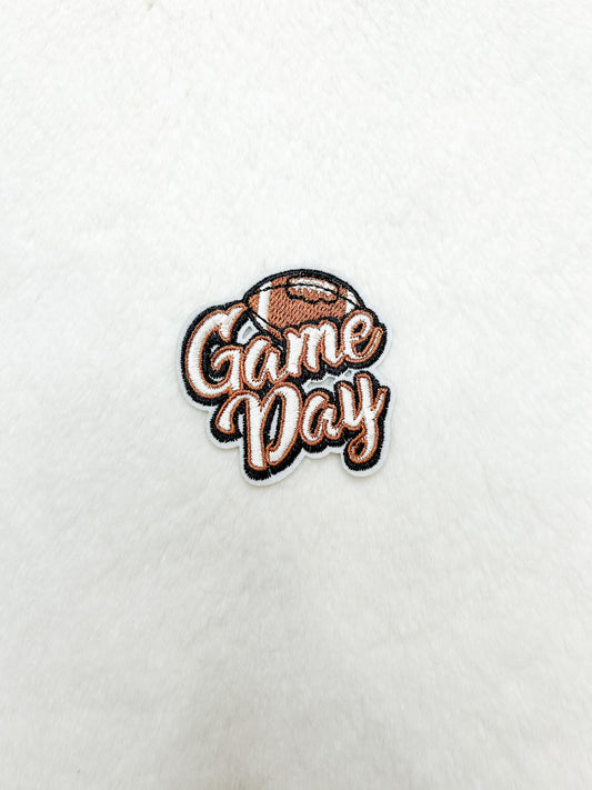Patch-Mini Football Game Day Brown