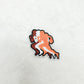 Patch-Running Orange Football Player