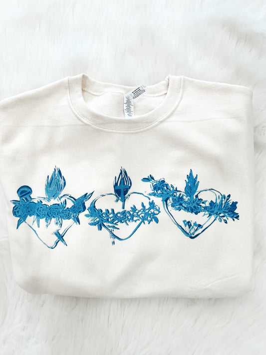 Harleigh Leonards Holy Hearts Sweatshirt