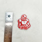 Patch-Mini Red and White Football Player