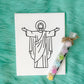 Canvas and Paint Set- Jesus