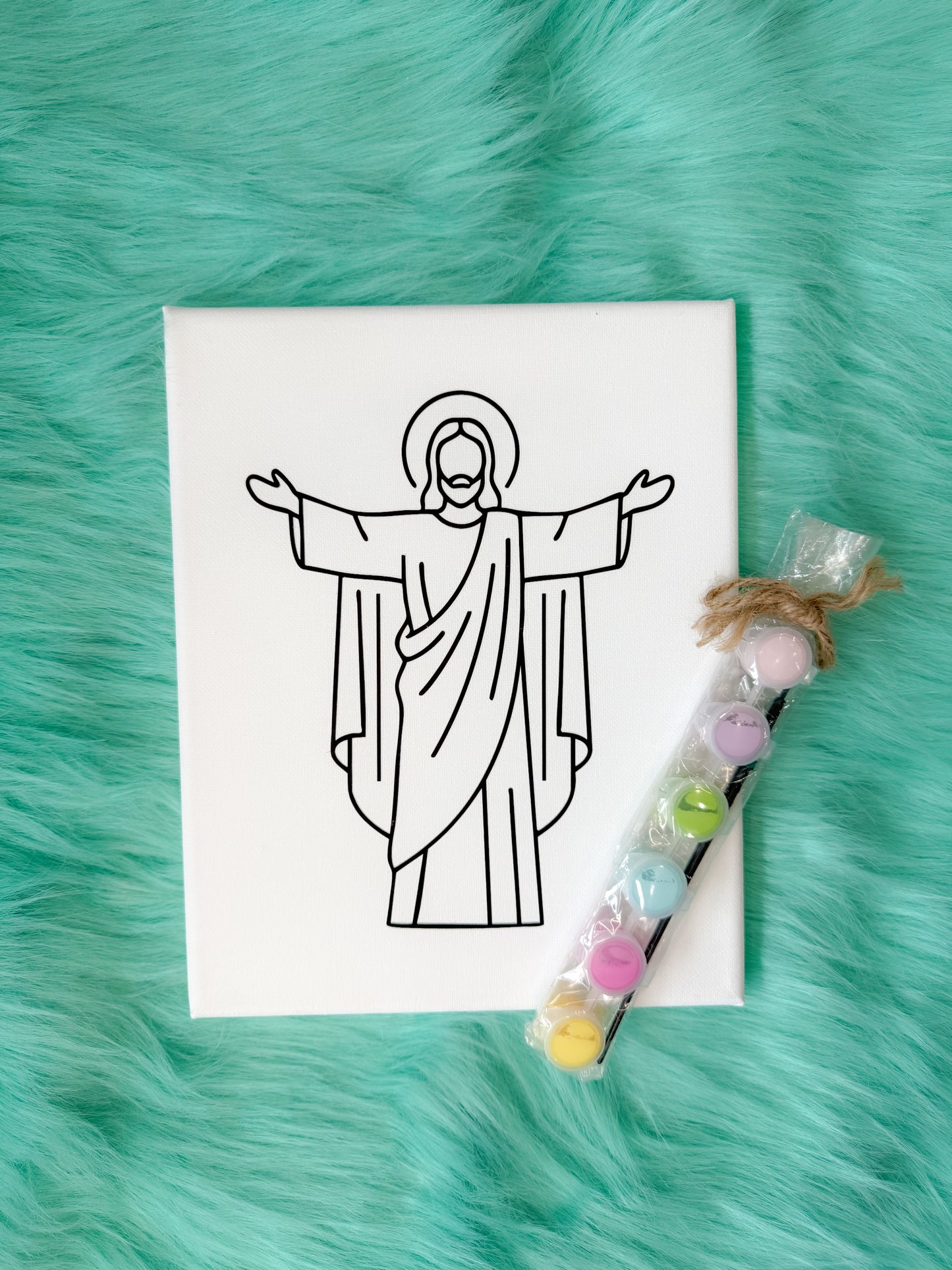 Canvas and Paint Set- Jesus