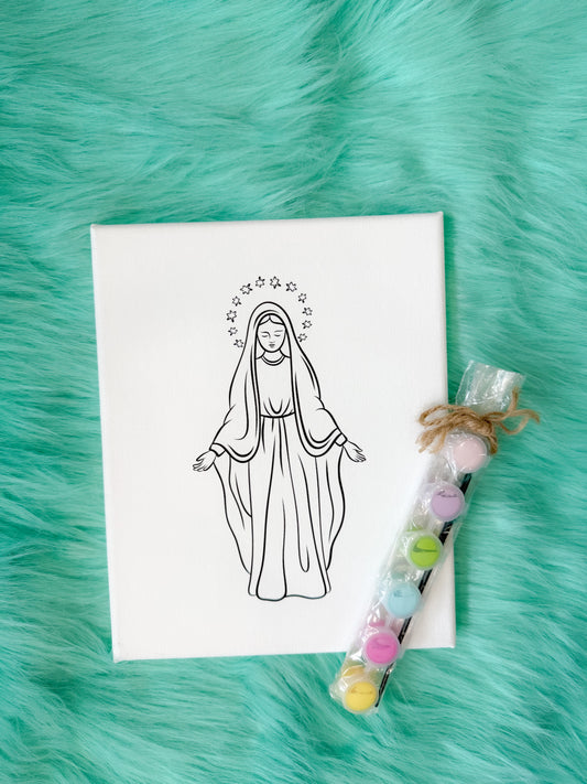 Canvas and Paint Set- Mary