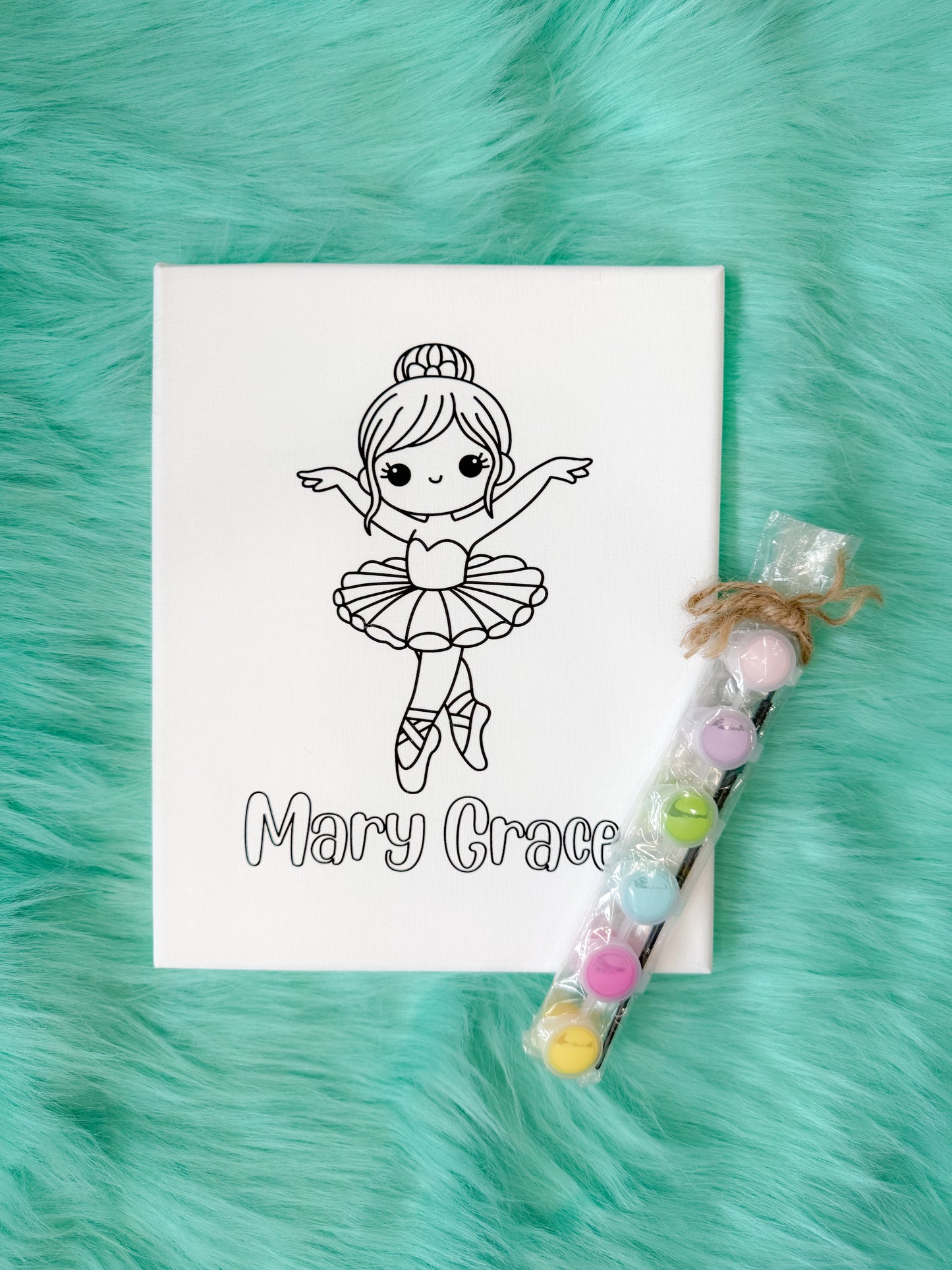 Canvas and Paint Set- Ballerina