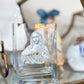 Immaculate Heart of Mary | Silhouette 5.5" Clear Glass Vase
