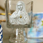 Immaculate Heart of Mary | Silhouette 5" Clear Glass Vase