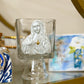 Immaculate Heart of Mary | Silhouette 5" Clear Glass Vase