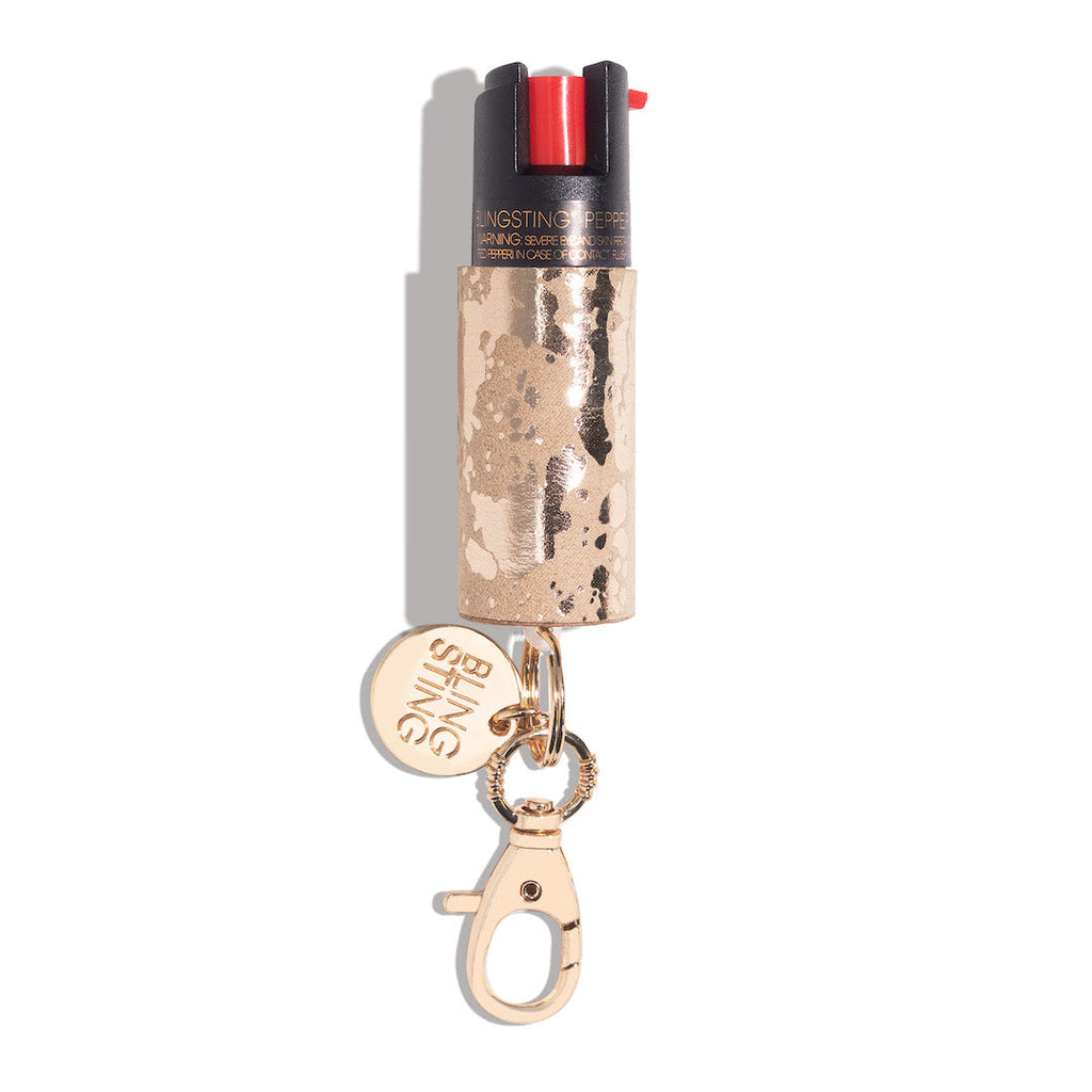 Bling Sting Cowhide Pepper Spray
