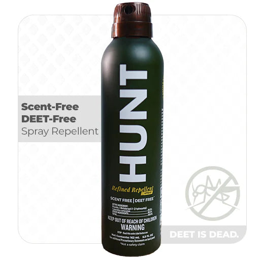 HUNT- Scent-Free, Deet-Free Insect Repellent Spray
