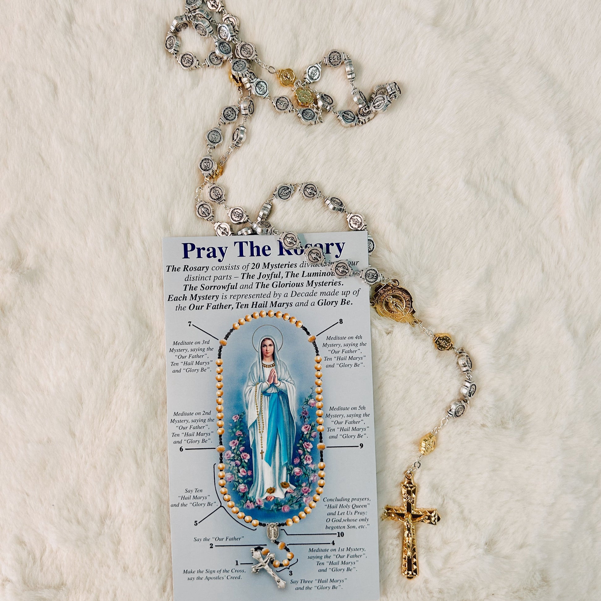 Hail Mary Prayers For The Rosary Beads Hail Mary Rosary Catholic Prayers For Children The Hail Mary The