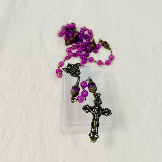 San Gimignano Rosary Lavendar