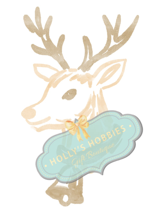 Transfer- Bells Will Be Ringing Reindeer (Cream)