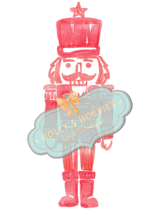 Transfer- Very Merry Nutcracker Red